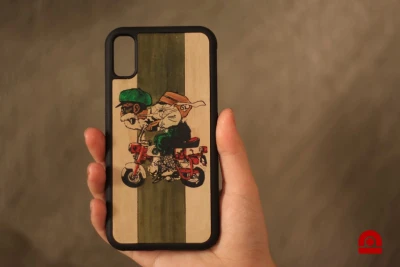 Ốp da vẽ nghệ thuật