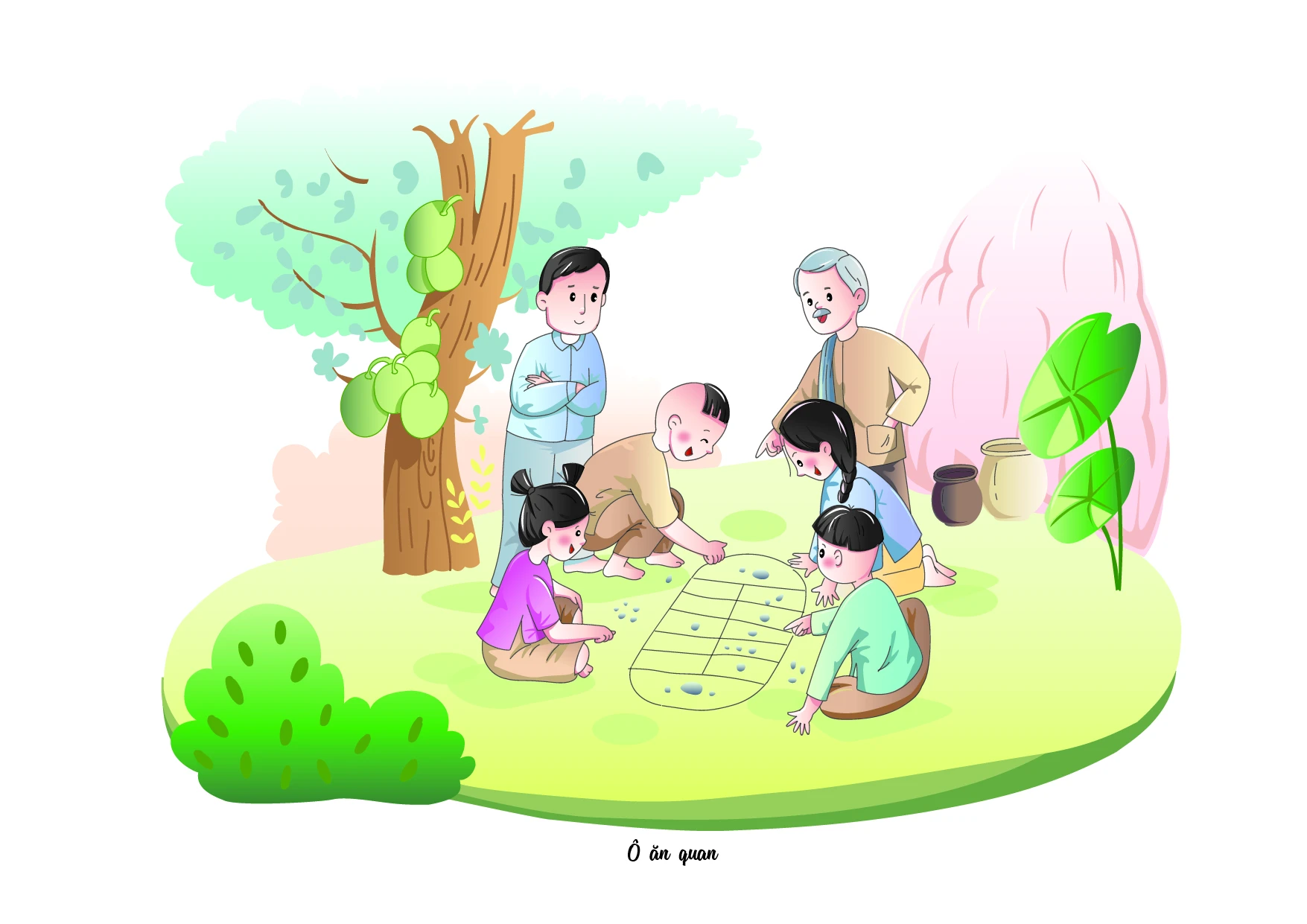 Trò chơi dân gian Chơi ô ăn quan