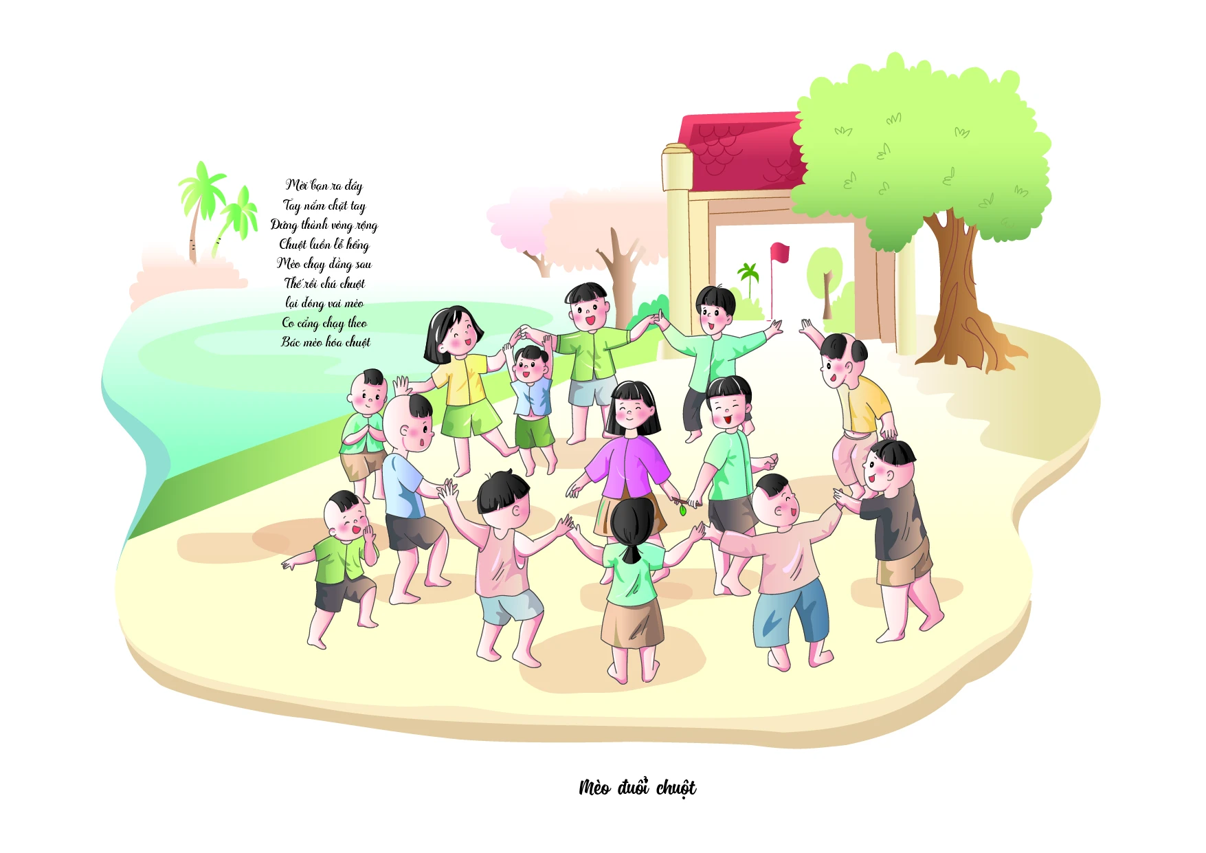 Trò chơi dân gian Mèo đuổi chuột