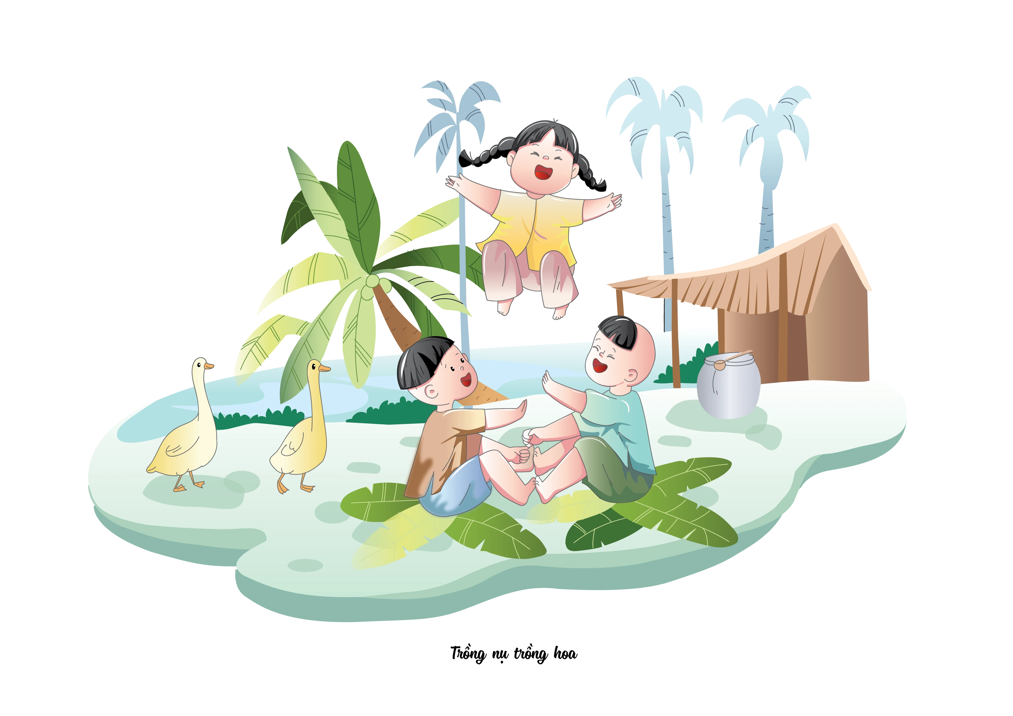 Trò chơi dân gian Trồng nụ trồng hoa